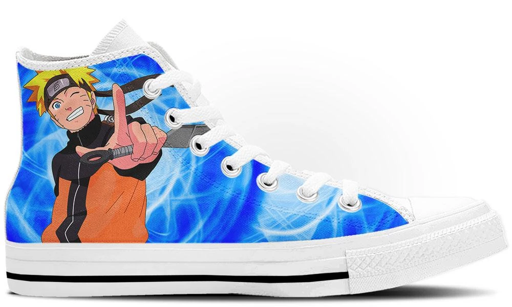 Kiks Naruto Uzumaki High Tops 6 Kiks Naruto Uzumaki High Tops