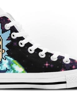 Kiks Pixel Rick And Morty High Tops
