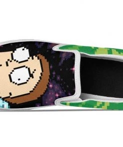 Kicks Pixel Rick And Morty Slip Ons