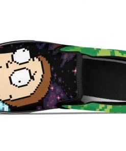 Kicks Pixel Rick And Morty Slip Ons