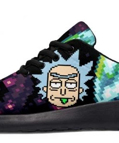 Kicks Pixel Rick And Morty Sports Shoes