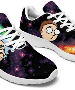 Kicks Pixel Rick And Morty Sports Shoes