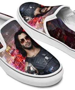 Kicks Cyberpunk 2077 - Johnny Silverhand Slip Ons