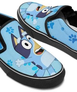 Kicks Bluey Slip Ons
