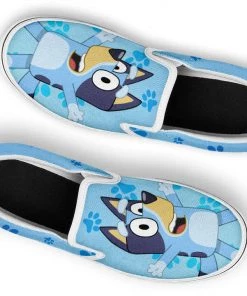 Kicks Bluey Slip Ons