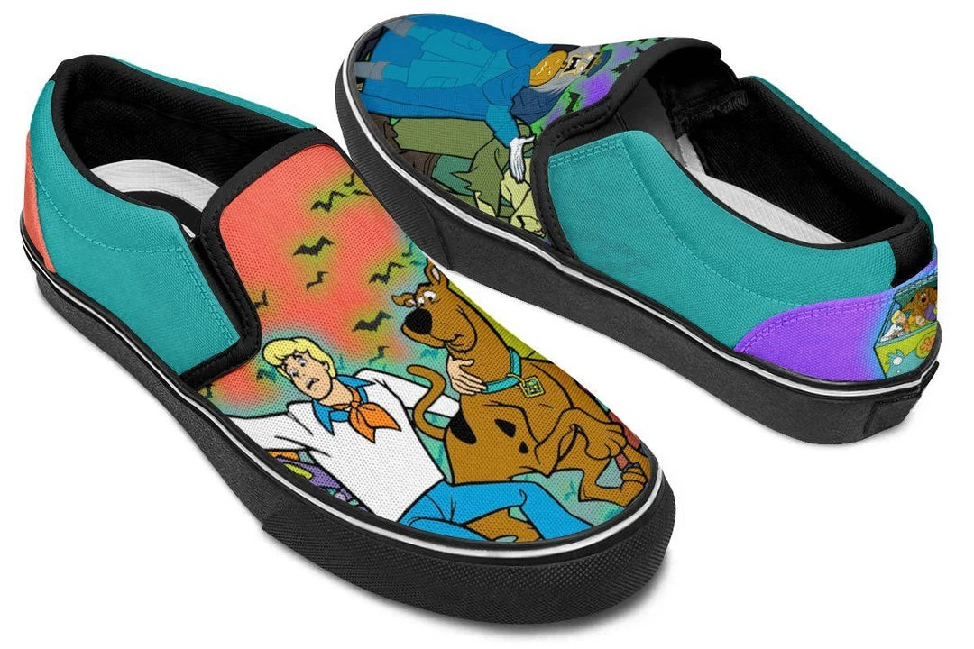Kicks Scooby Doo Slip Ons 8 Kicks Scooby Doo Slip Ons