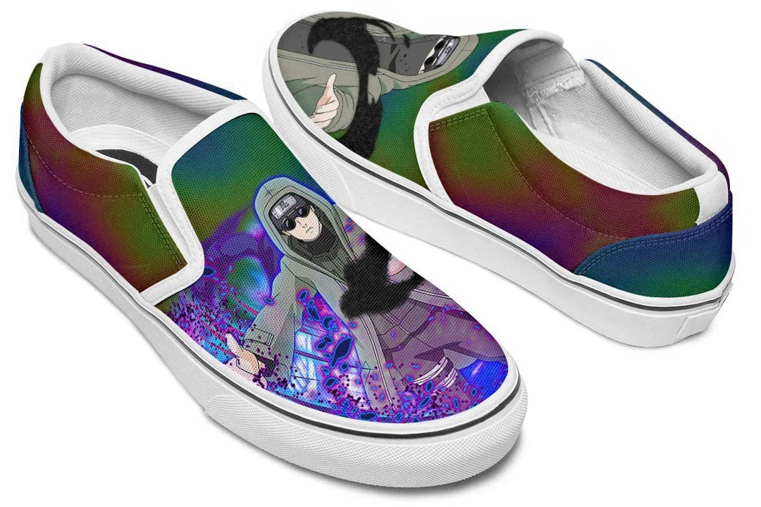 Kicks Shino Aburame Slip Ons 4 Kicks Shino Aburame Slip Ons