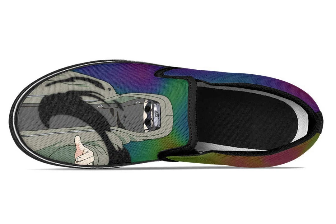 Kicks Shino Aburame Slip Ons 6 Kicks Shino Aburame Slip Ons