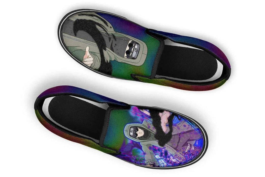 Kicks Shino Aburame Slip Ons 8 Kicks Shino Aburame Slip Ons