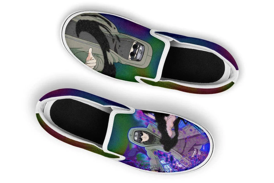 Kicks Shino Aburame Slip Ons 5 Kicks Shino Aburame Slip Ons