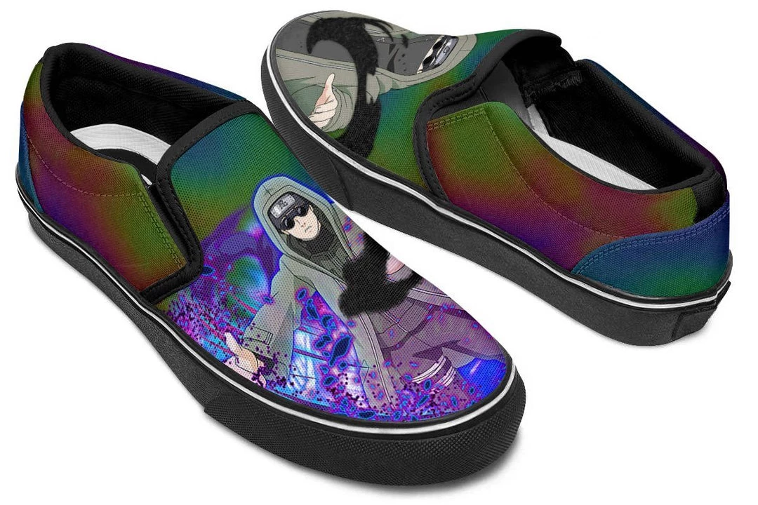 Kicks Shino Aburame Slip Ons 7 Kicks Shino Aburame Slip Ons