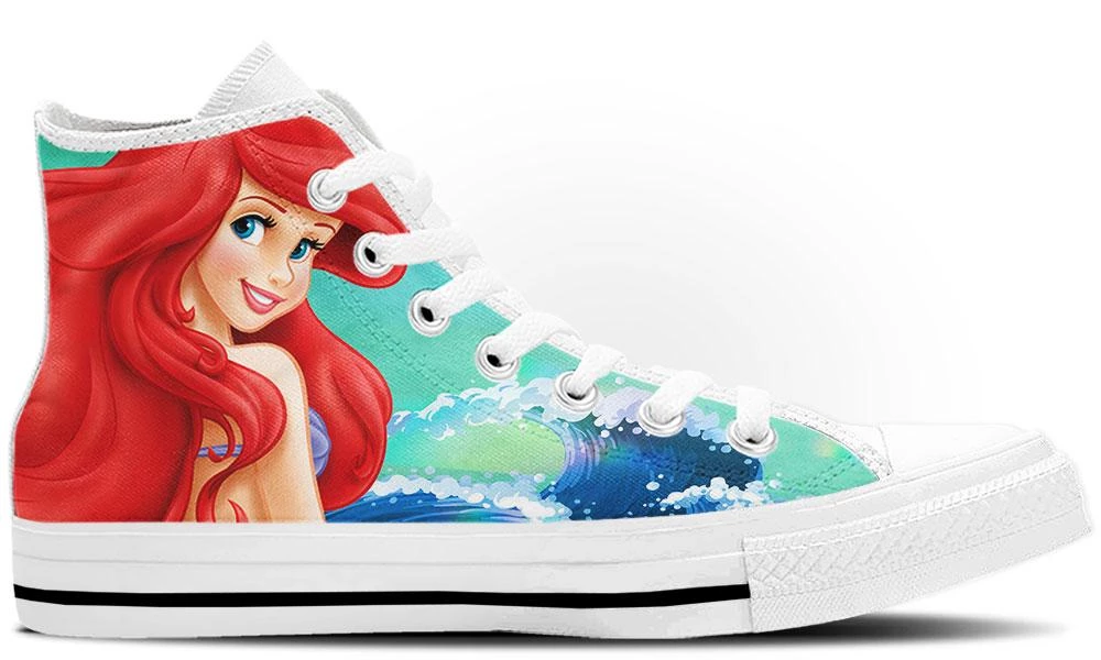 Kicks The Little Mermaid High Tops 3 Kicks The Little Mermaid High Tops