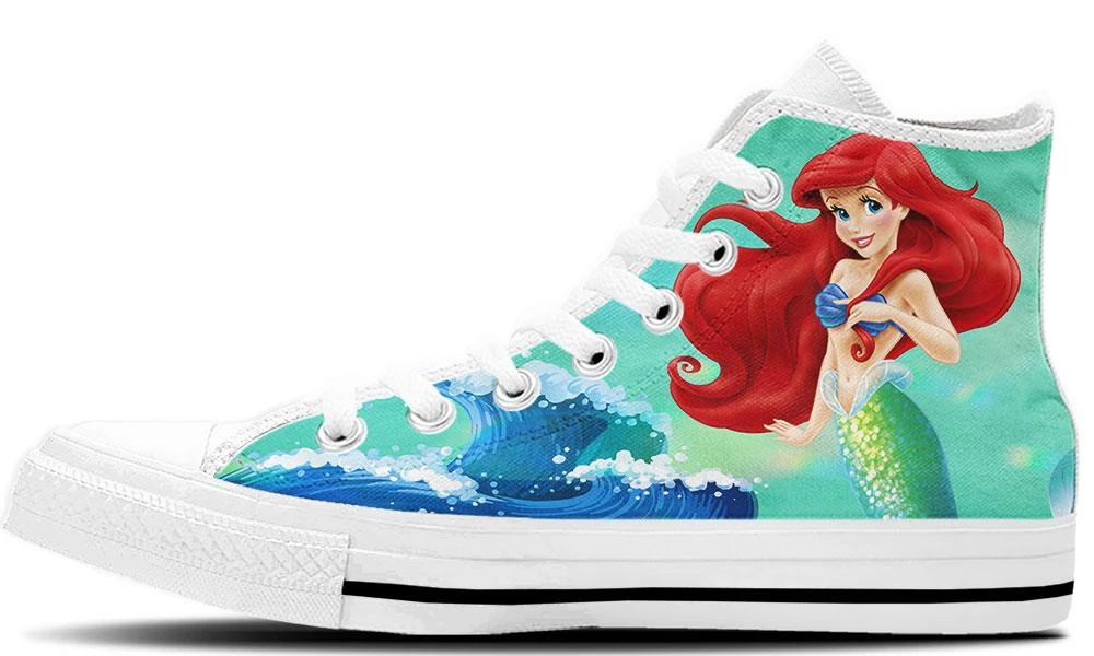 Kicks The Little Mermaid High Tops 5 Kicks The Little Mermaid High Tops