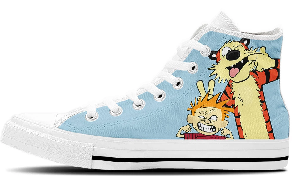Kicks Calvin & Hobbes High Tops 5 Kicks Calvin & Hobbes High Tops