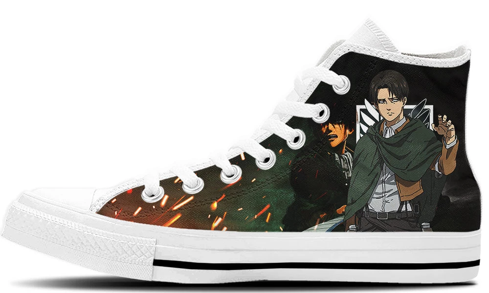 Kiks Levi Ackerman High Tops 4 Kiks Levi Ackerman High Tops