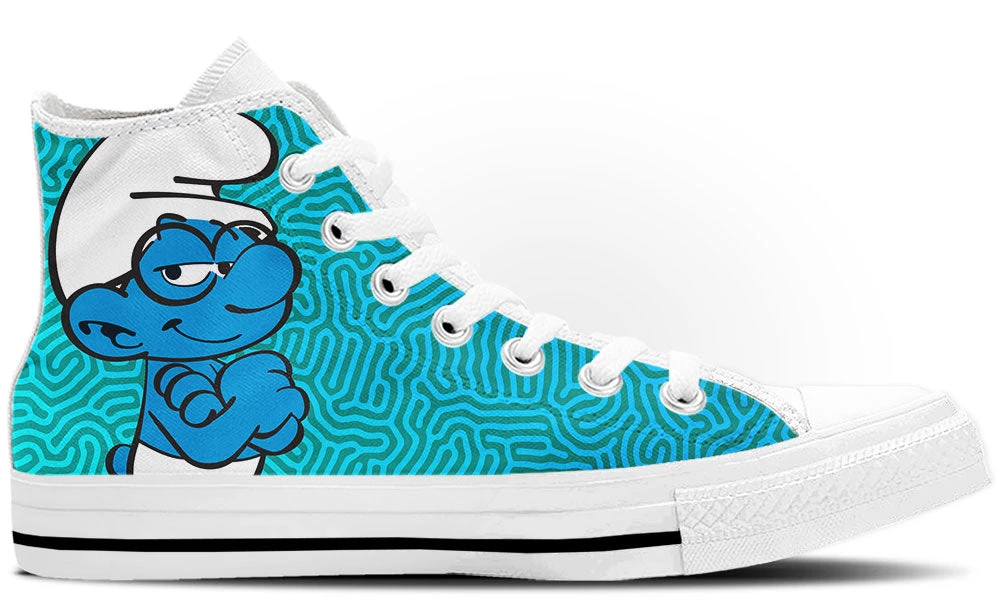 Kiks Brainy Smurf High Tops 3 Kiks Brainy Smurf High Tops