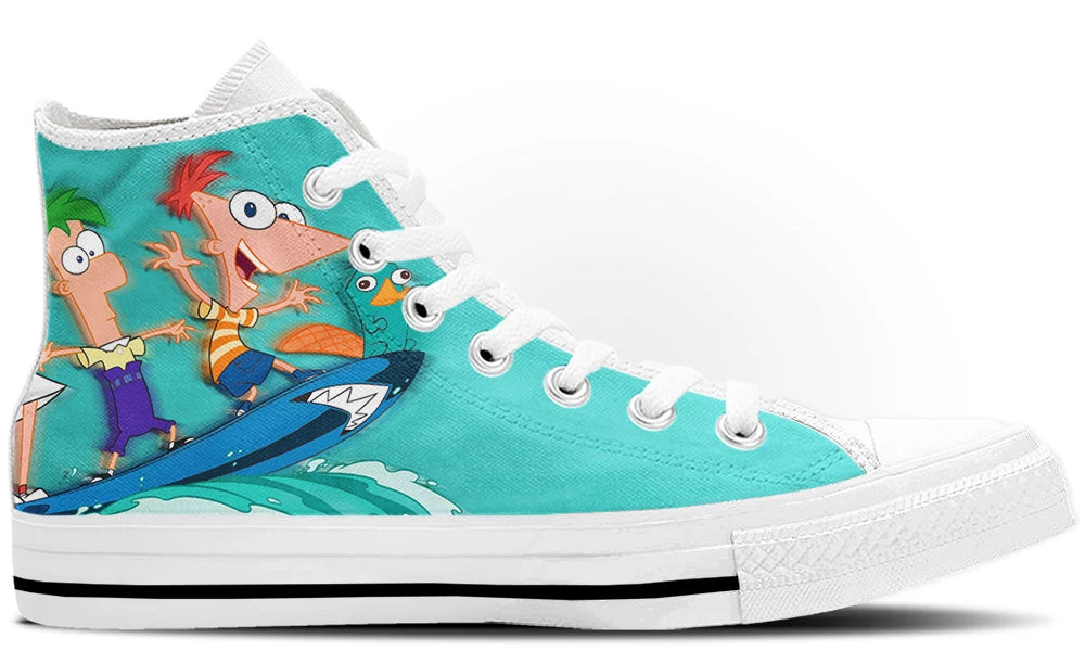 Kiks Phineas And Ferb High Tops 6 Kiks Phineas And Ferb High Tops